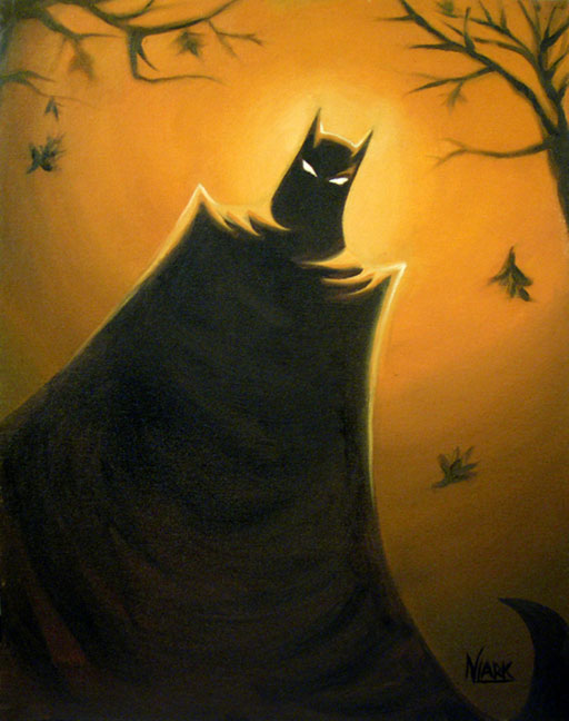 Batman Oil Painting