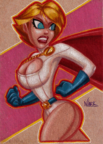 Power Girl sketch card