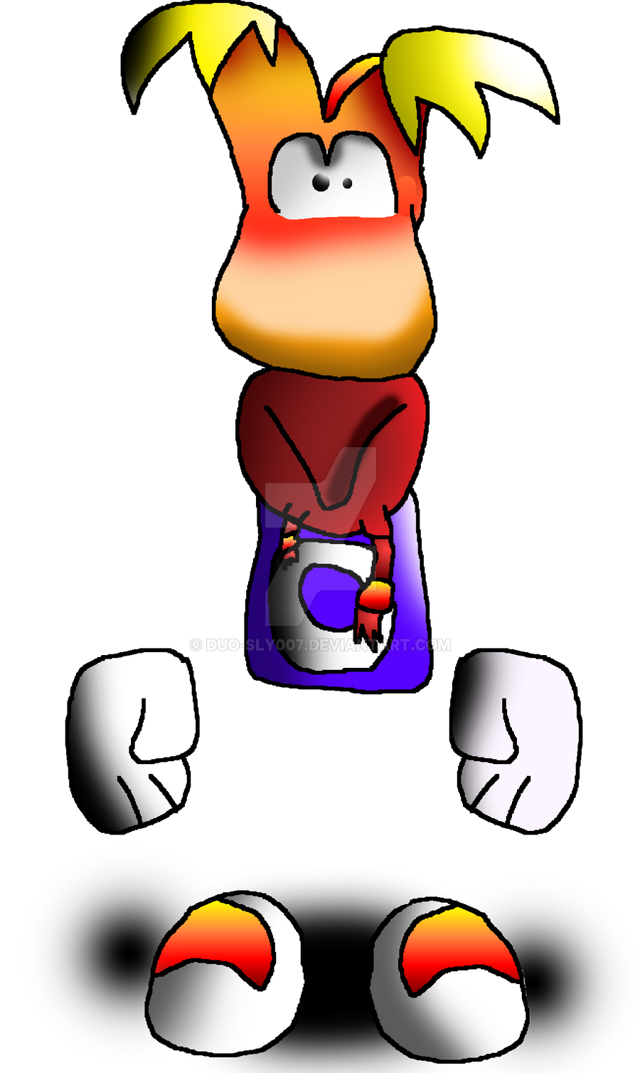 Rayman 3 design by Duo-sly007 on DeviantArt