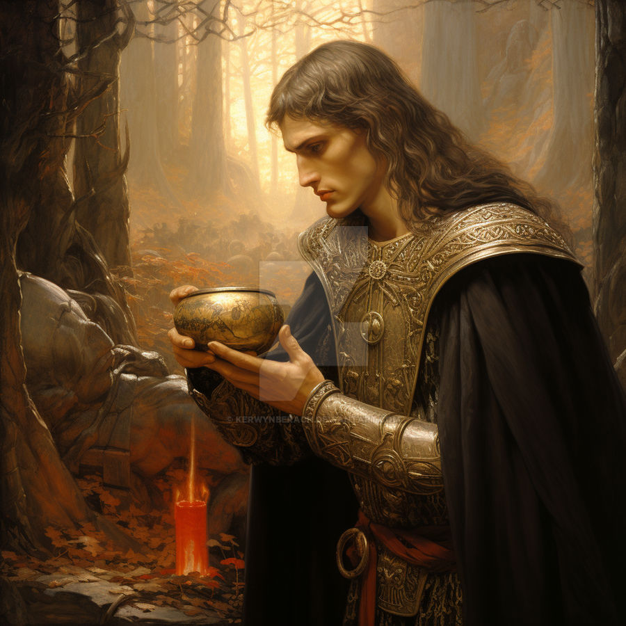 Galahad Finds The Holy Grail By KerwynBerach On DeviantArt galahad-finds-the-holy-grail-by-kerwynberach-on-deviantart