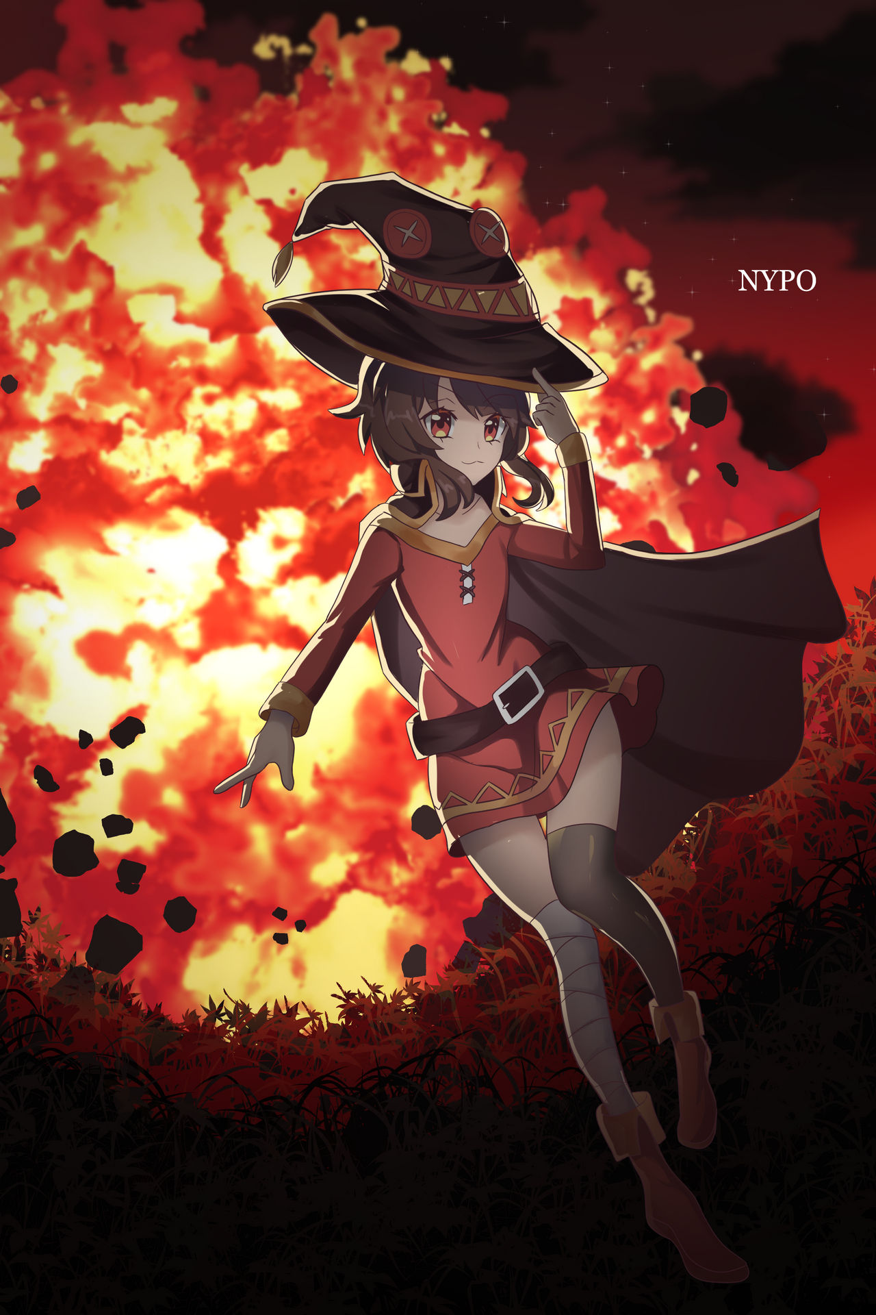 Megumin Explosion by Nypos7 on DeviantArt