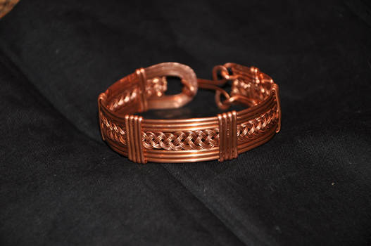 Woven Copper Bracelet