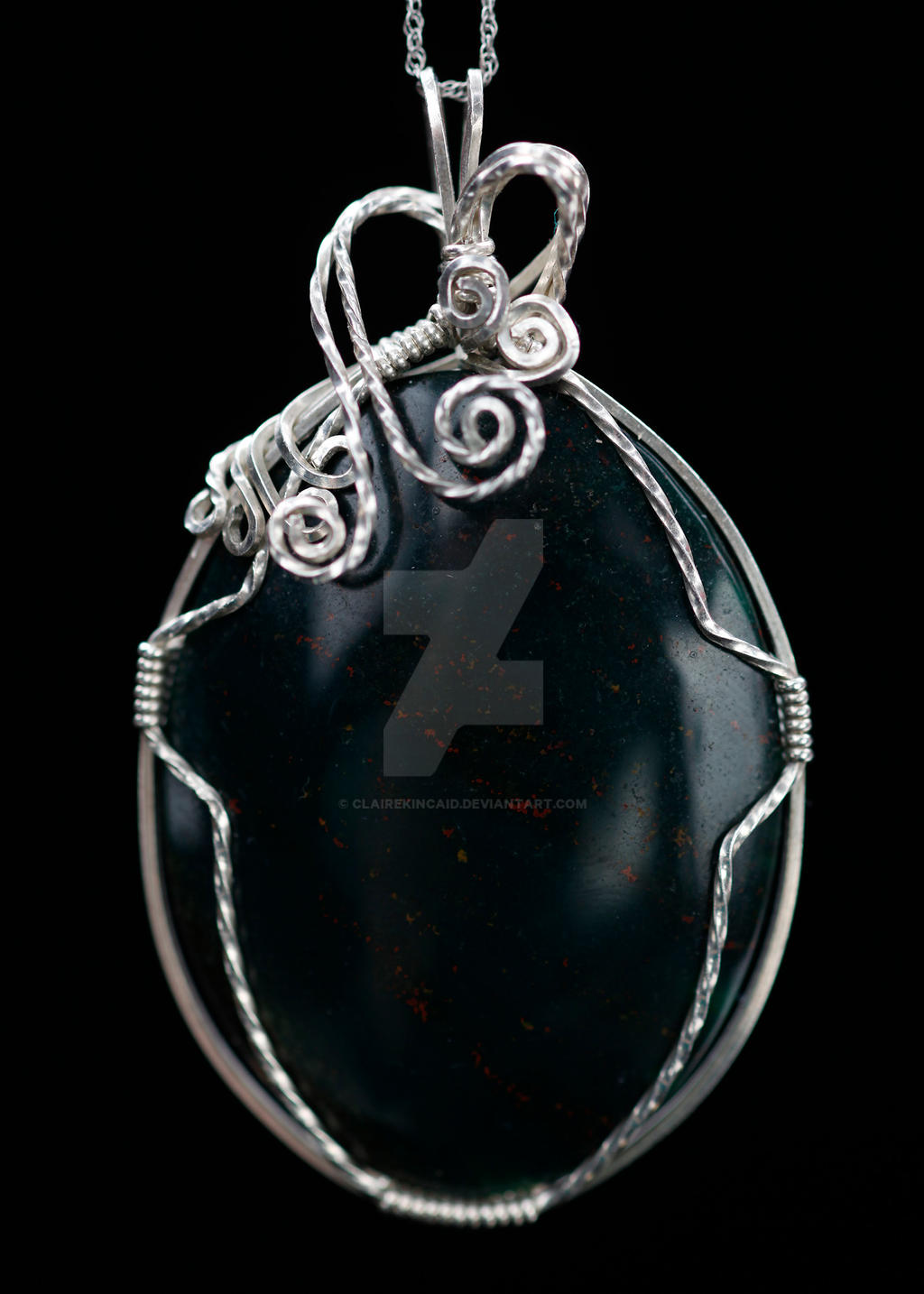 Heliotrope Pendant, *Melisandre*