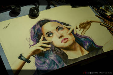 Katy Perry Portrait (Pastels)