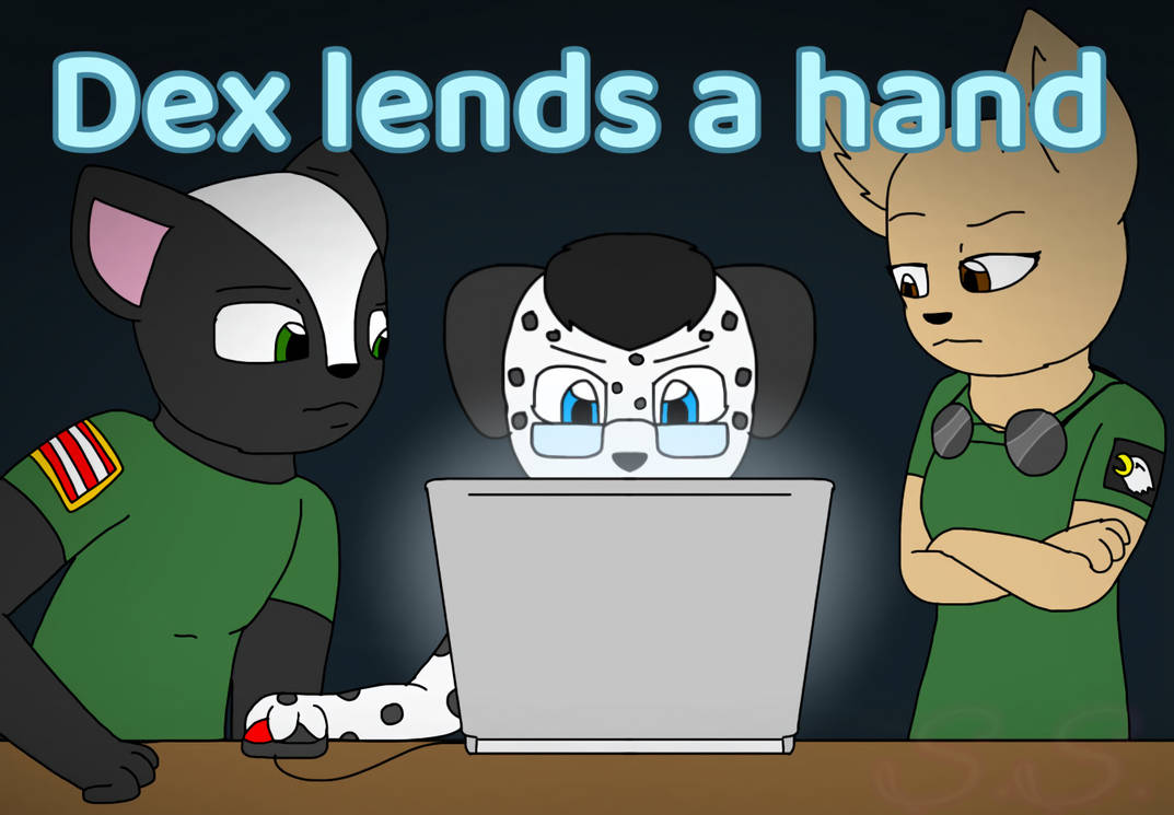 Dex Lends a Hand (cover art) by TheRiNation on DeviantArt