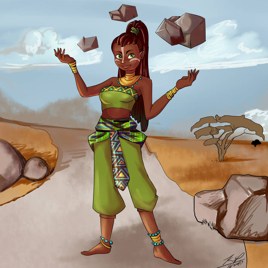 Earthbender Deviantart African Earthbender by ShockWave64 on DeviantArt