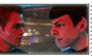 Kirk and Spock stamp