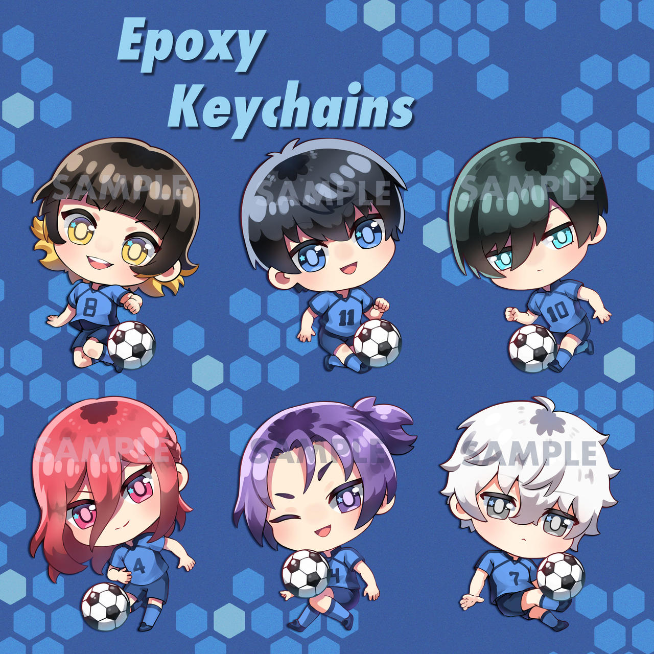 Blue lock Keychains by tiptopportfolio on DeviantArt