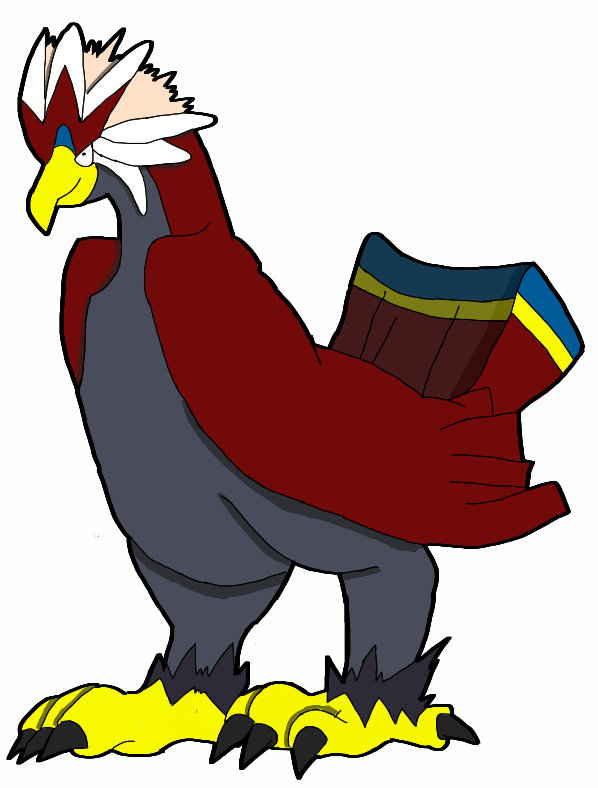 Pokemon of the Week - No 628 Braviary by kwjibo-deviations on DeviantArt