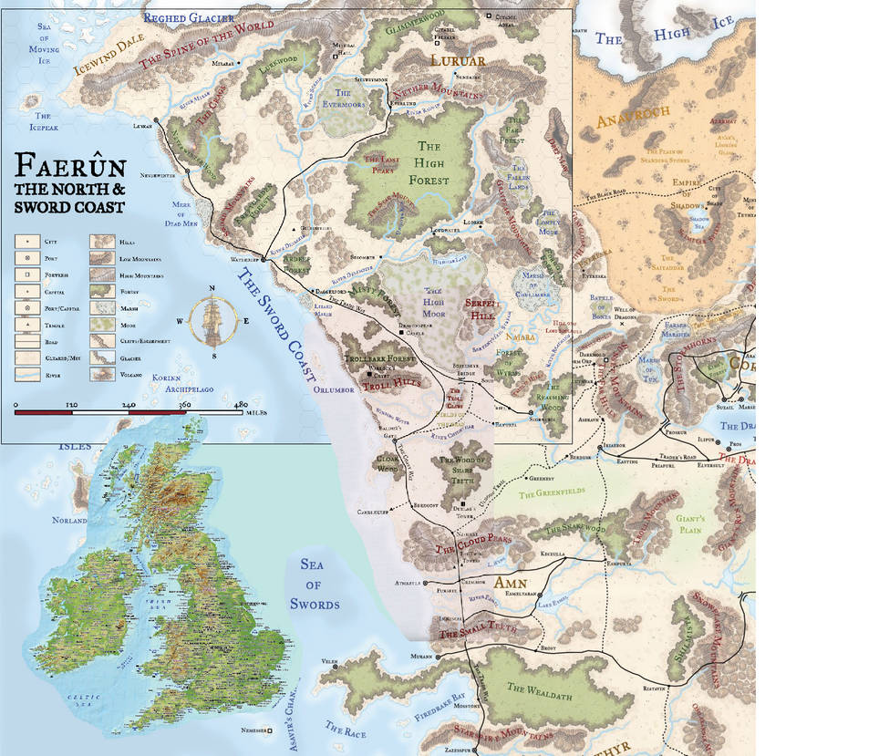 Sword Coast Map Big by TomKalbfus on DeviantArt