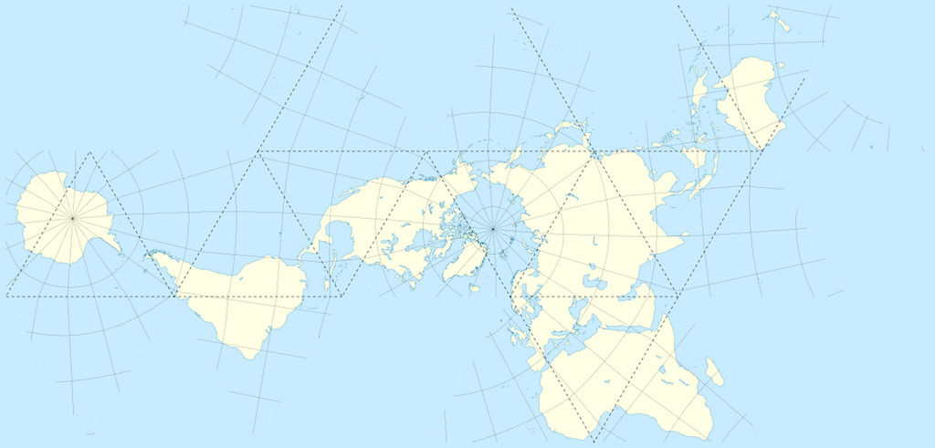 Unfolded Dymaxion Map By TomKalbfus On DeviantArt