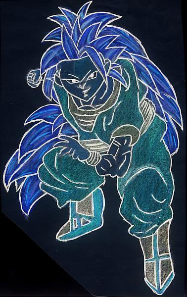 Goku SSJ3 Inverted by ravendarkraven on DeviantArt
