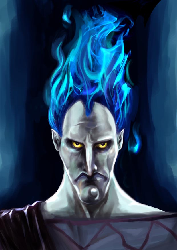 Portrait of Hades by babalisme on DeviantArt