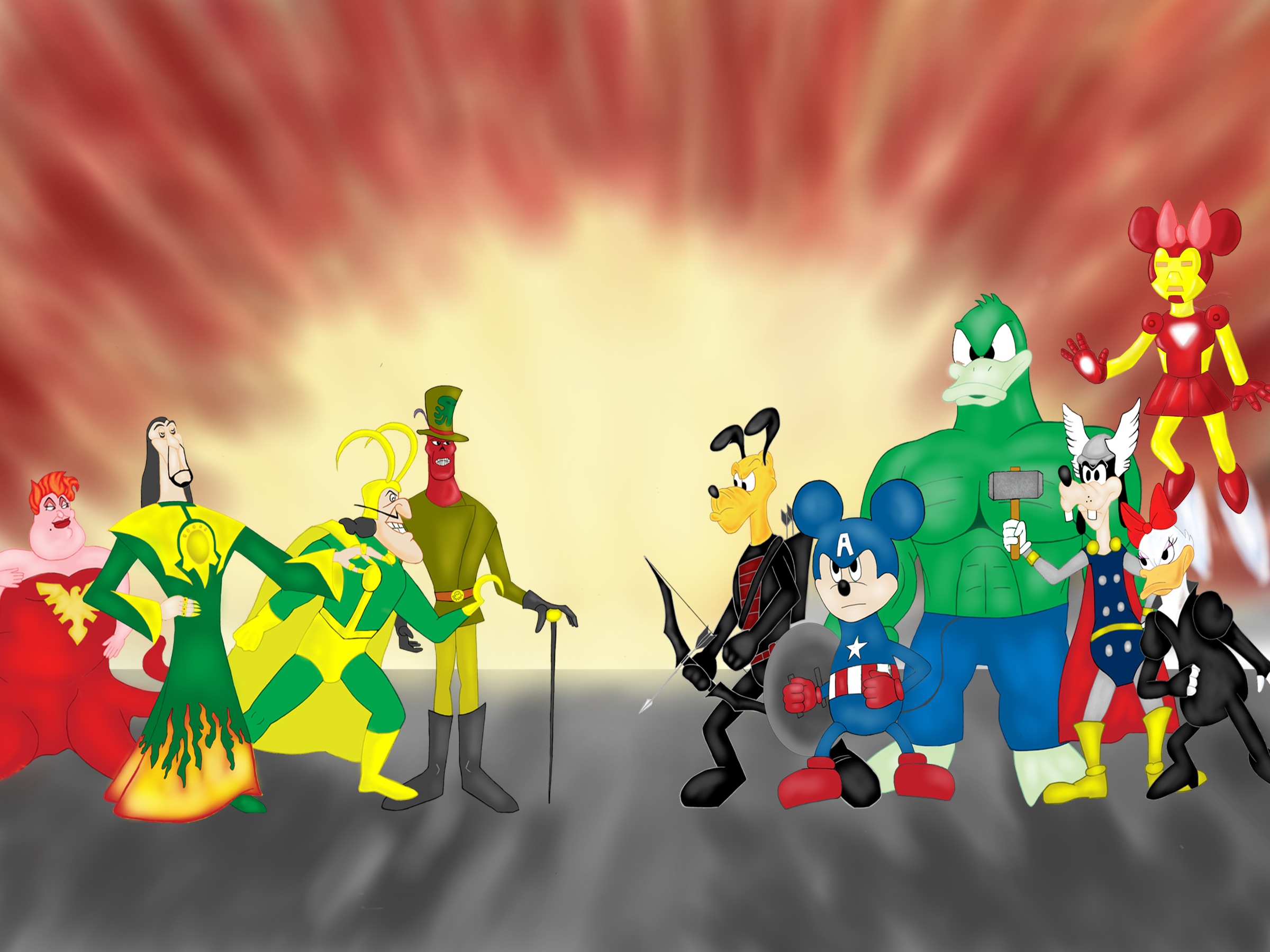 Disney/Marvel Mashup by Sprzout