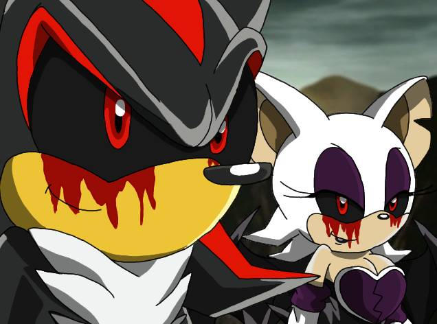 Shadow.exe and Rouge.exe by EXEExetior on DeviantArt