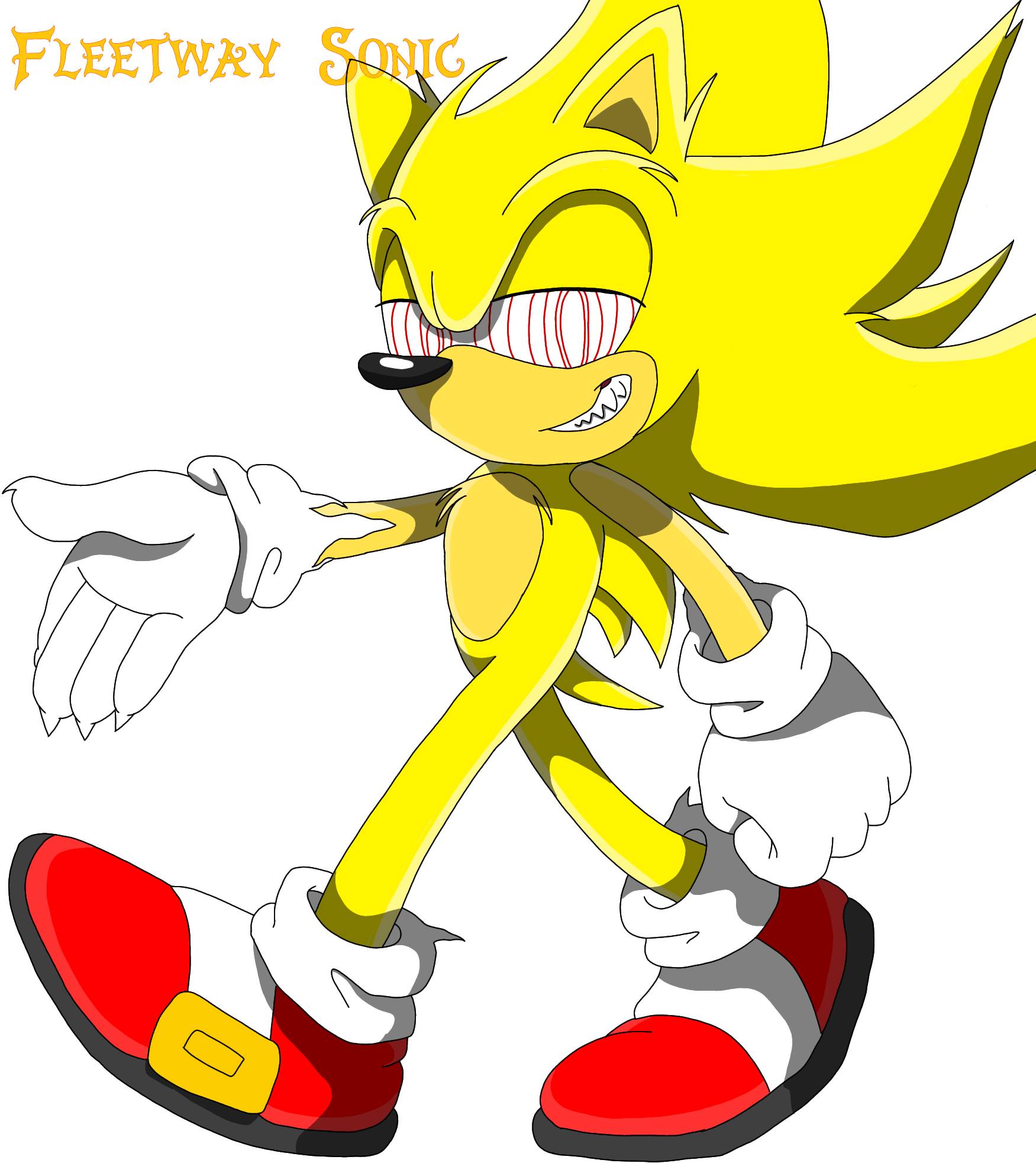 Fleetway x sonic exe fanart by sonicnexe on DeviantArt