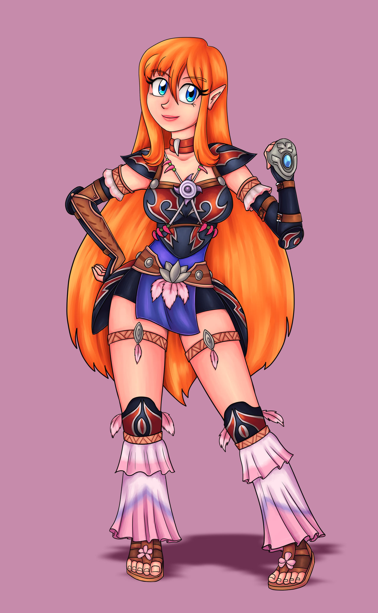 Pyra's Monster rider outfit Monster hunter stories