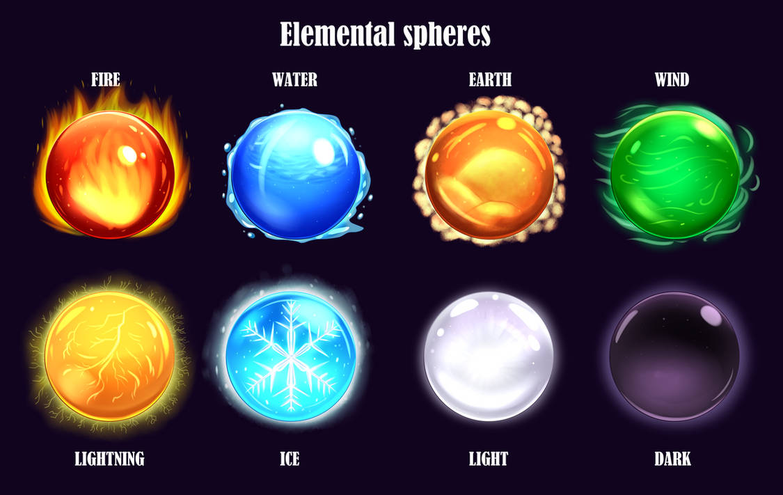 Elemental orbs (Element Z) by Monterra65 on DeviantArt