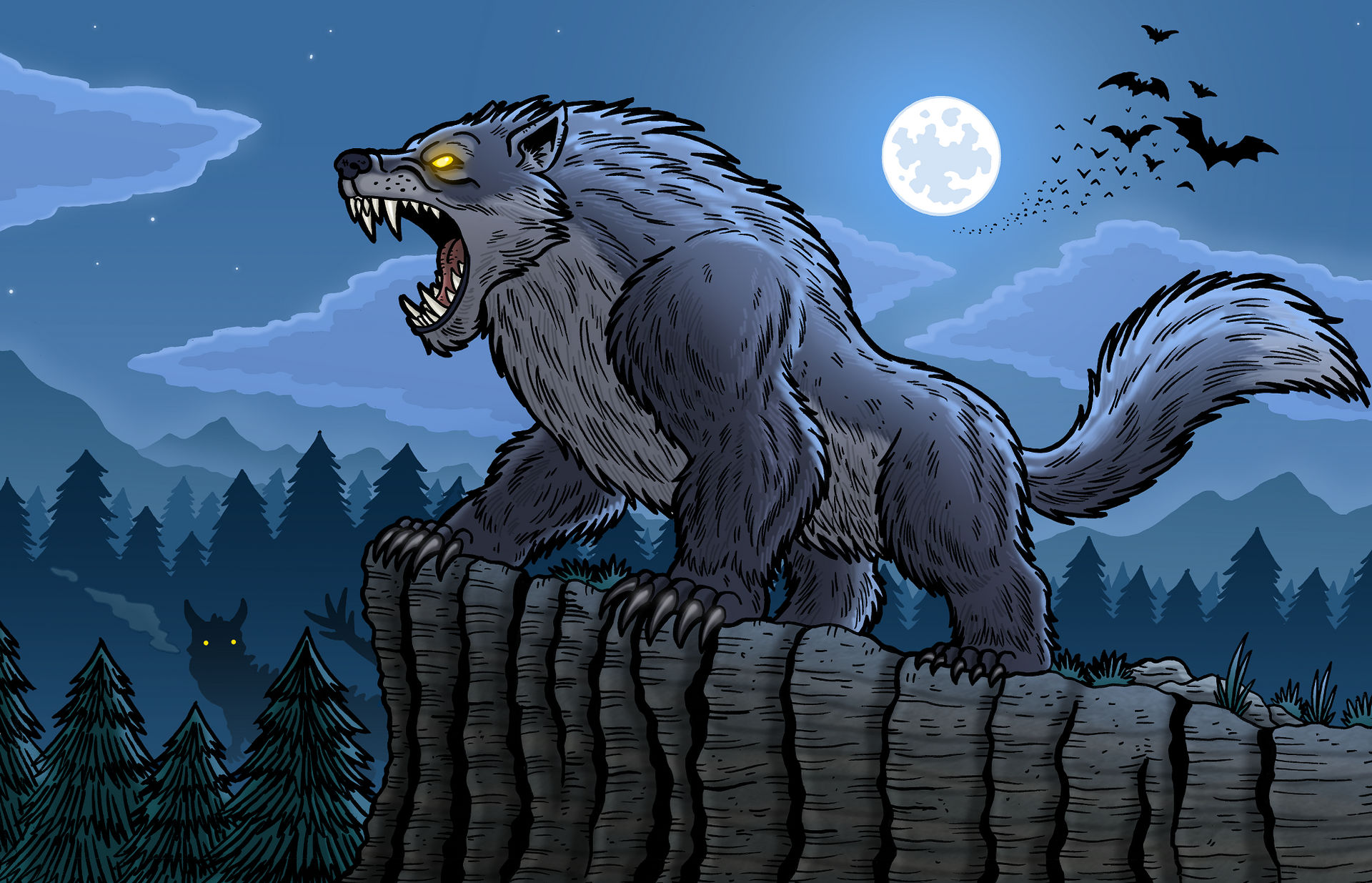 Bear Wolf - Commission by McSlackerton on DeviantArt