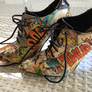 Comic book shoes