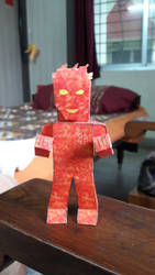 Human torch paper hero