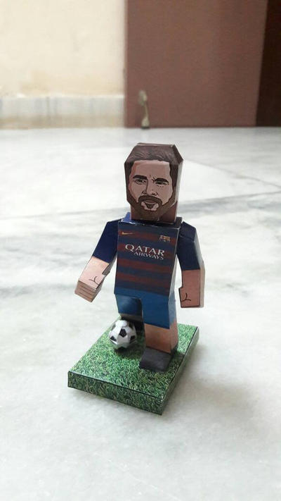 Messi Paper Leonel Messi paper hero by asirbachan on DeviantArt