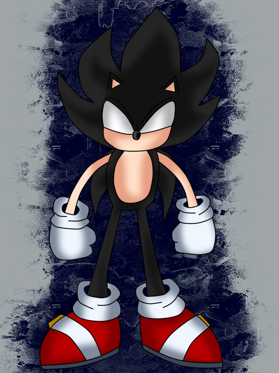 True Dark Sonic (fanart by ss2sonic) : r/SonicTheHedgehog