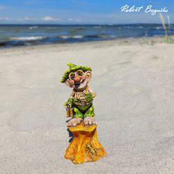 Troll figure figurine sculpture goblin gnome trold