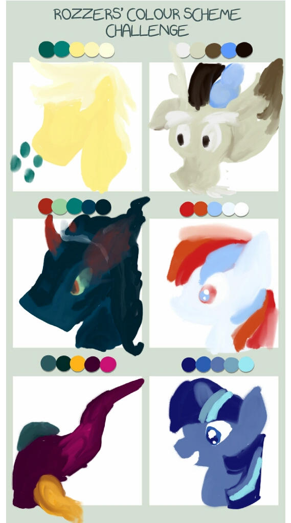 Mlp Rara Color Guide Mlp Rozzer's colour scheme challenge by UnicornTwilightShine on DeviantArt