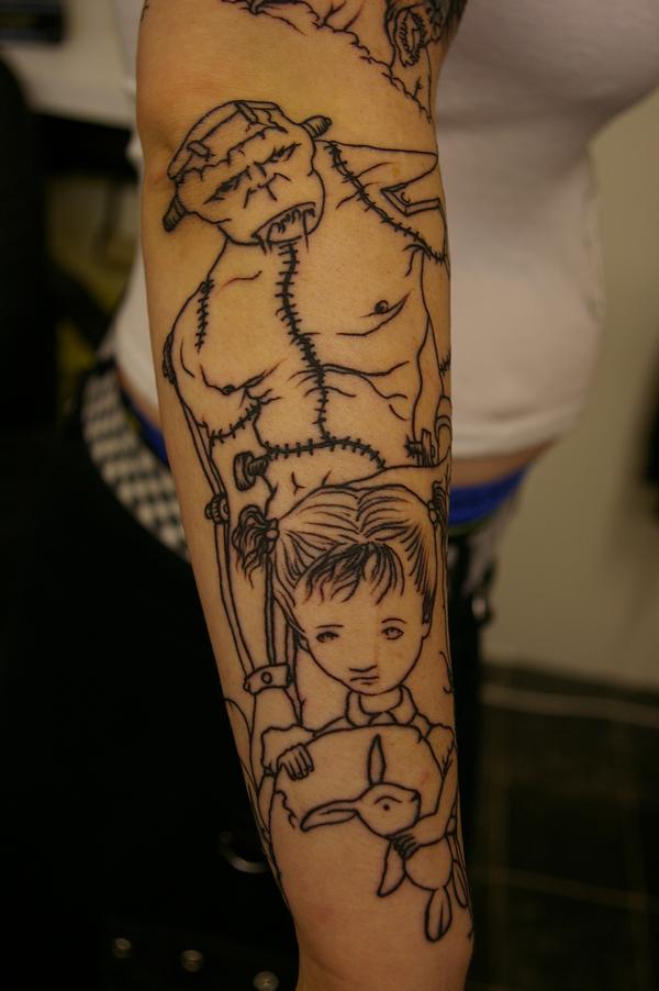 monster and girl tattoo by deadchick69 on DeviantArt monster and girl tattoo by deadchick69 on DeviantArt