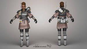 Rampart Apex Legends 3d Model Fbx By Rikbiswas742 On Deviantart