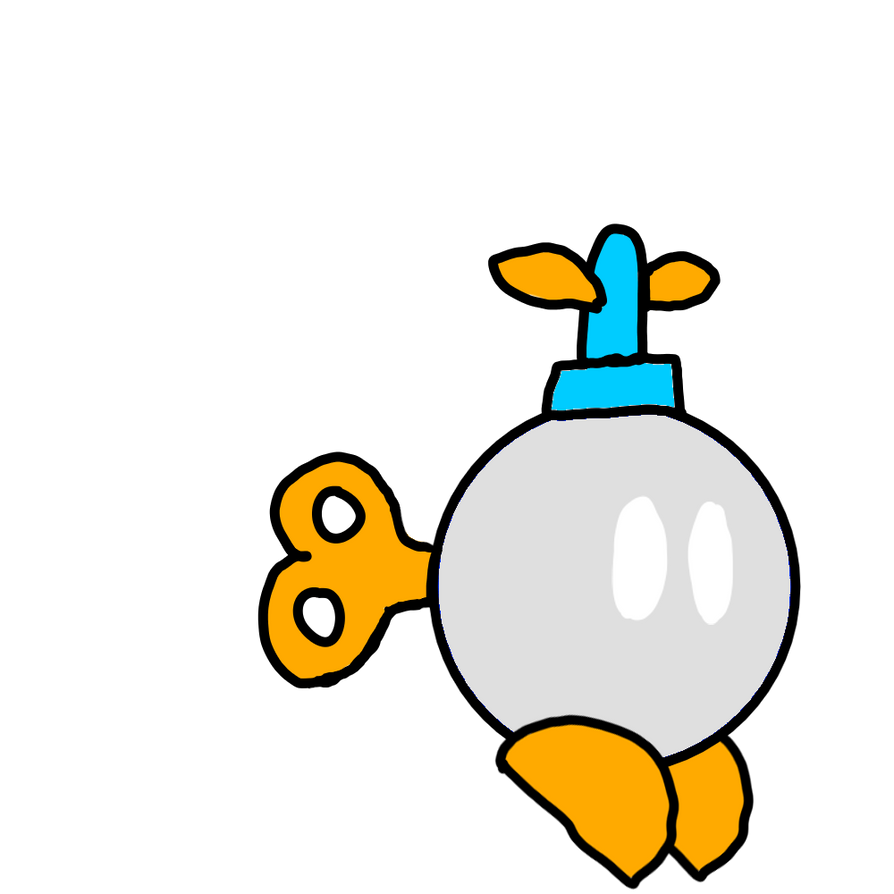 Deviantart Sub Bomb Design Bomb (White) by PaperMarioProduction on DeviantArt