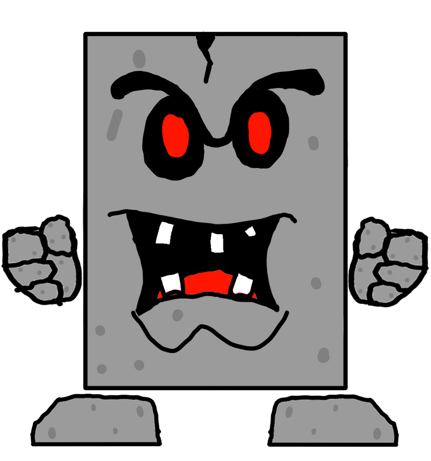 Whomp by PaperMarioProduction on DeviantArt