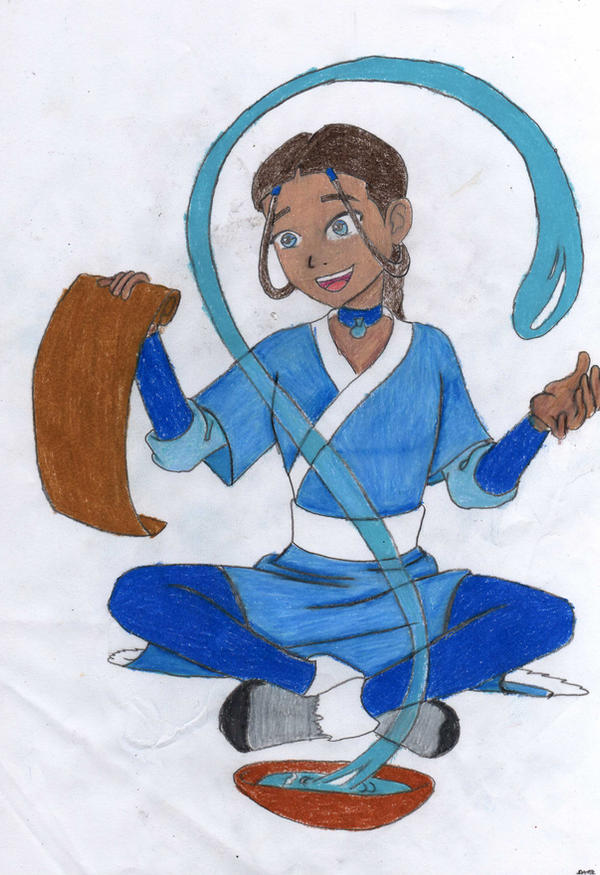 water bending katara