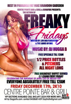 FREAKY FRIDAY FLYER