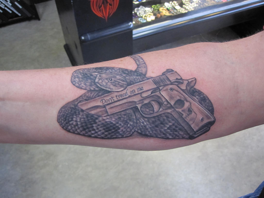 Gadsden tattoo by CarlRowe on DeviantArt