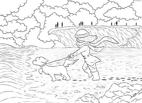 Walkies Colouring sheet FREE FOR KIDS