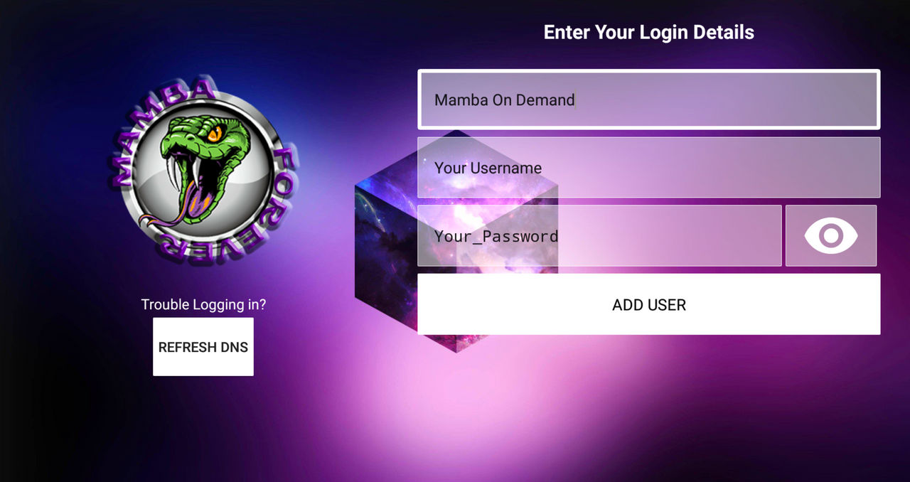 Mamba Streams On Demand Login Screen by mambastreams on DeviantArt