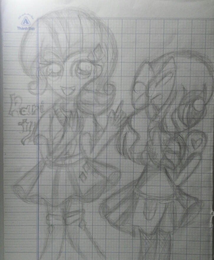 Rarity Chibi and My Powerpuff Girl Oc by selenamoon12 on DeviantArt