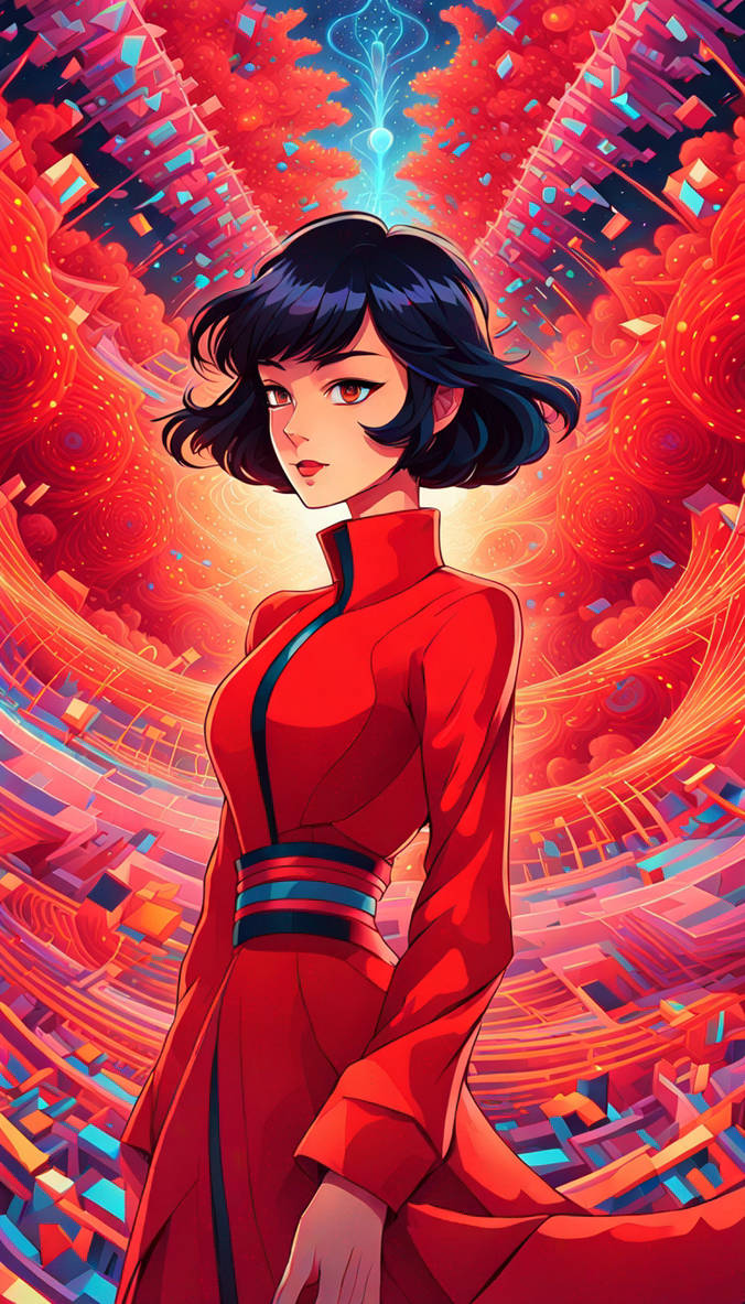 A ((( fractalized tetration metaverse pattern))), by DimUzArt on DeviantArt