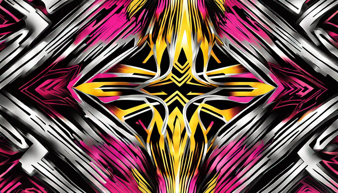 Design an ornate (((interwoven cyborg pattern))), by DimUzArt on DeviantArt