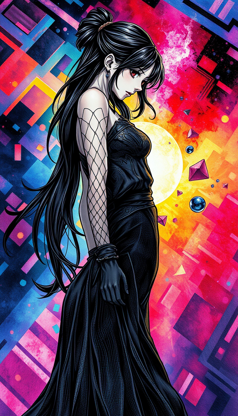 ((full Body Female Figure Abyssal View)) Of An Int