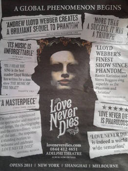 Love Never Dies Poster