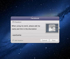 Facebook Integration on Mac PSD
