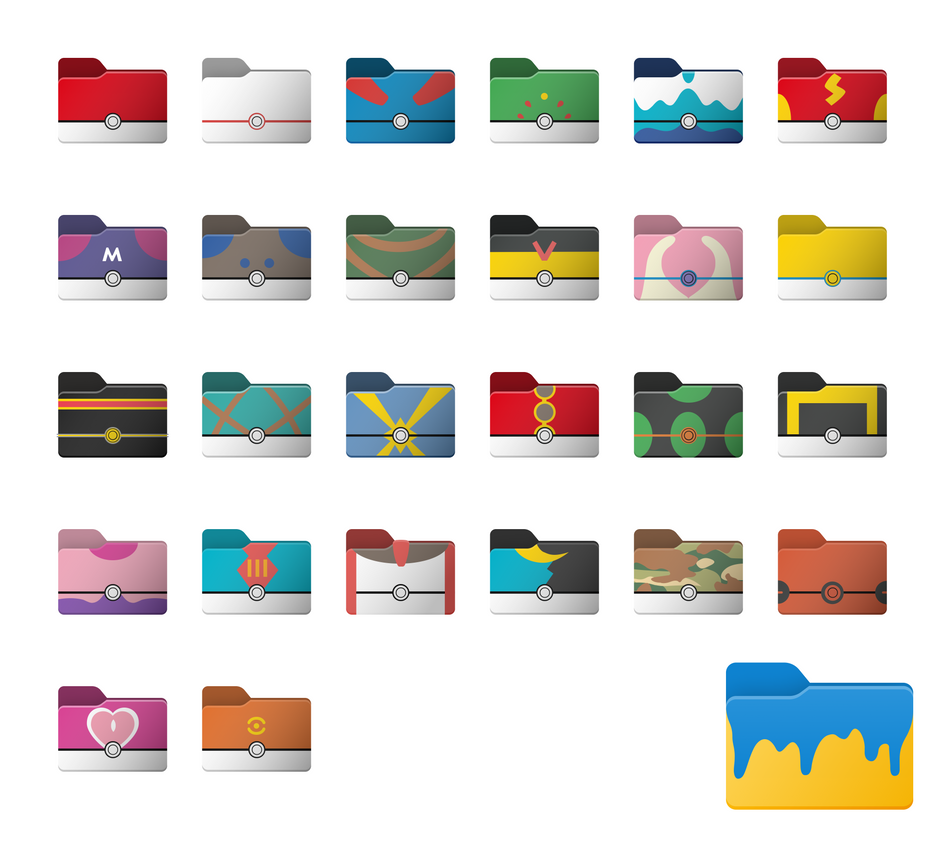 Folder11 - Windows 11 Pokemon Ball by JangOetama on DeviantArt
