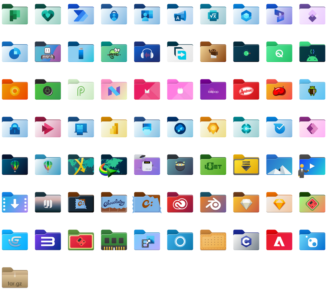 Free Folder Icons Windows 11