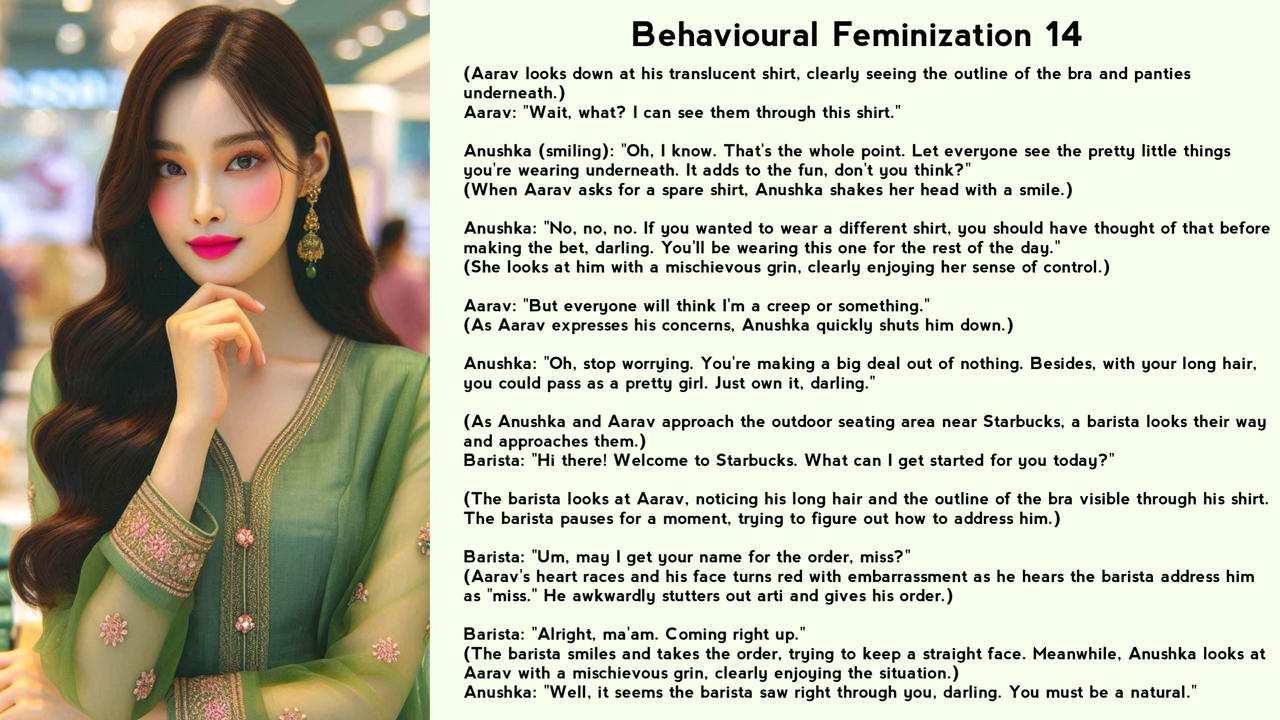 crossdressing captions Behavioural Feminization 14 Crossdressing Caption by Feminizationstory on DeviantArt