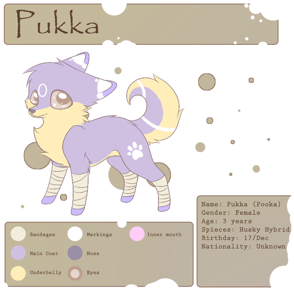 .:Pukka Reference Sheet 2012:.