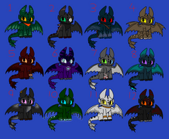 Unique night fury adopts (closed)