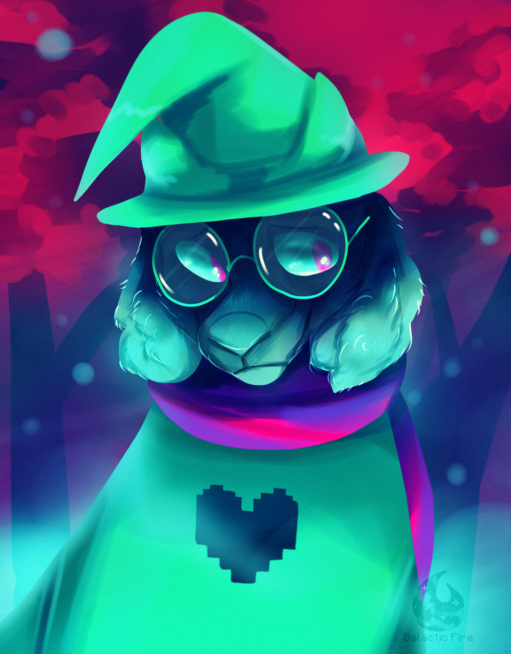 Ghost Ralsei Ralsei by Galactic-Fire on DeviantArt